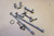 Set of engine mounts - Βασεις κινητηρα GSXR750 K1