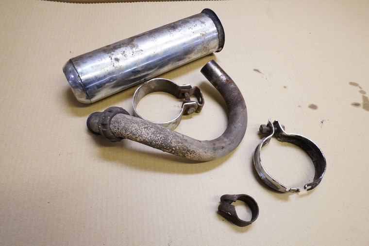 Set of various exhaust parts - Διαφορα ανταλλακτικα εξατμισης SR50