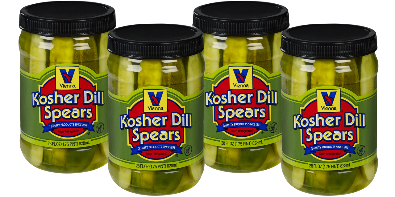 Vienna Kosher Dill Pickle Spears