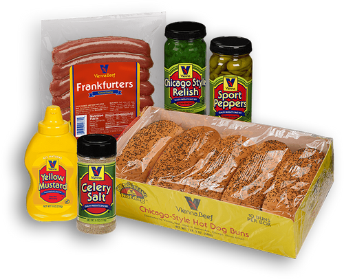 Natural Casing Chicago Style Hot Dog Kit