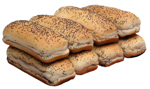 Poppy Seed Buns 8 Pack