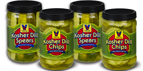 Vienna Kosher Dill Variety Pack 28 oz (4 pack)