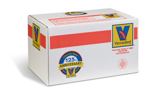 Vienna Beef Skinless  Franks 12" 4:1 10 lbs. (Approximately 40 count)