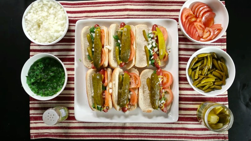 Chicago-Style Hot Dogs, Red Meat Recipes