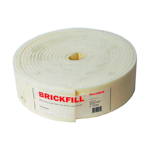 Fillcrete Brickfill S Closed Cell Expansion Joint 10m Roll, Polyethylene, 10000 x 100 x 12 mm