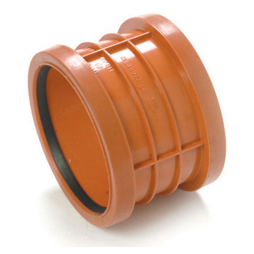 Polypipe Polyrib 110mm Double Socket Coupler