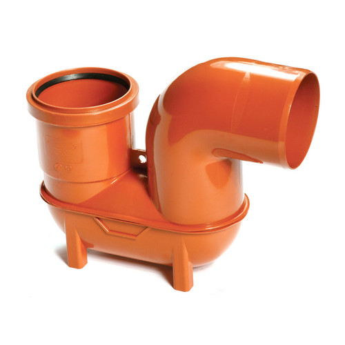 Polypipe U/G Drain, 110mm, Lowback 'P' Trap