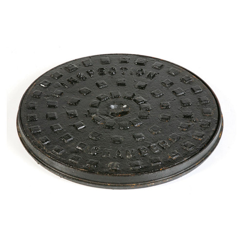 Polypipe Underground Drain, 110mm, Cast Iron Cover & Frame, Class A