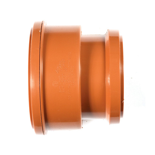 Polypipe U/G Drain, 110mm, Clay/PVC Socket