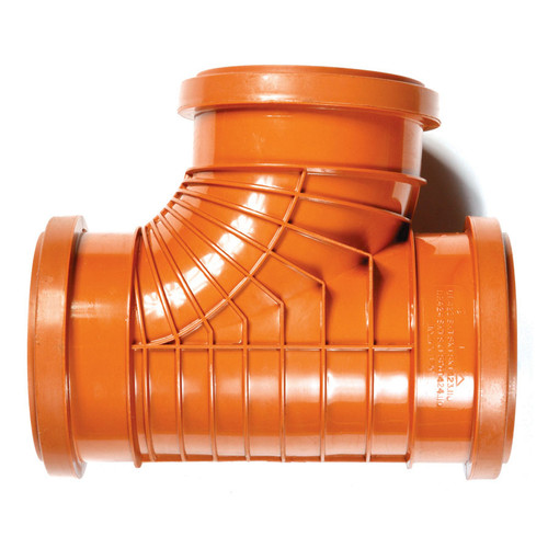 Polypipe Polyrib 110mm Equal Junction, 45? Triple Sock
