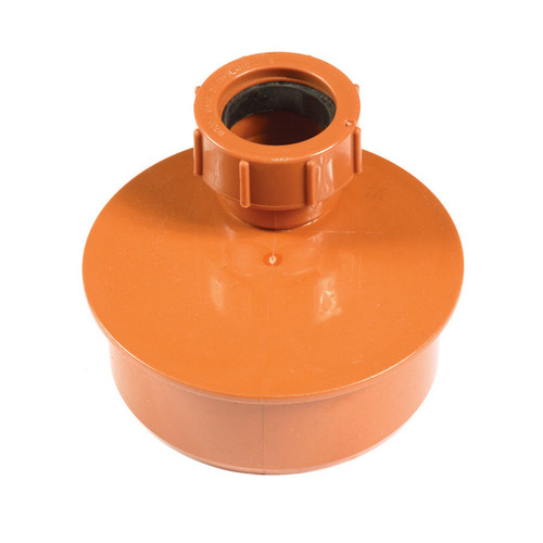 Polypipe Underground Drain, 110mm Waste Adaptor To 32mm