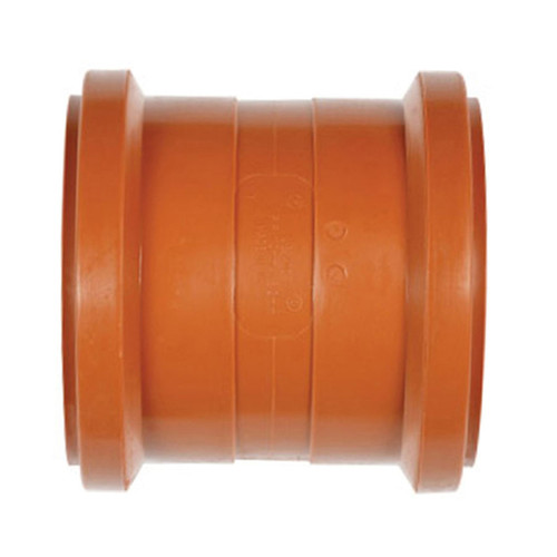 Polypipe U/G Drain, 110mm Double Socket Coupler