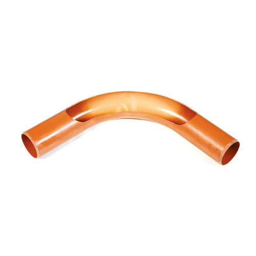 Polypipe U/G Drain, 110mm, Long Radius, Plain Ended Bend, 87.5 Deg