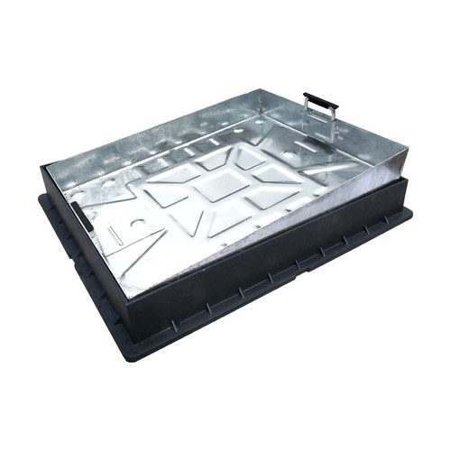 Block Paving Cover, Poly/Galv, 600mm x 450mm, 80mm Deep, 10t