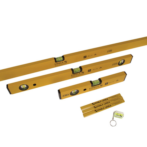 Stabila Combi Double Plumb Level Pack