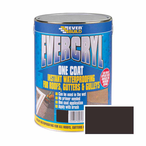 Everbuild Evercryl, Black, 2.5kg