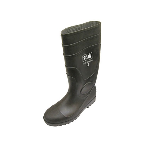 Scan Safety Wellingtons Black Size 12