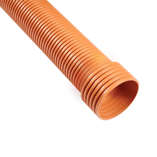 Polypipe Polysewer Pipe, Integral Socket, 150mm x 6m, Blue