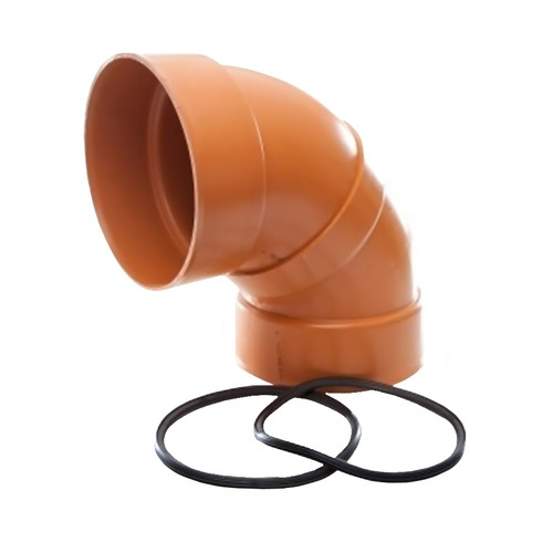 Polypipe Polysewer D/S Short Radius Bend, 150mm, 90 Degree