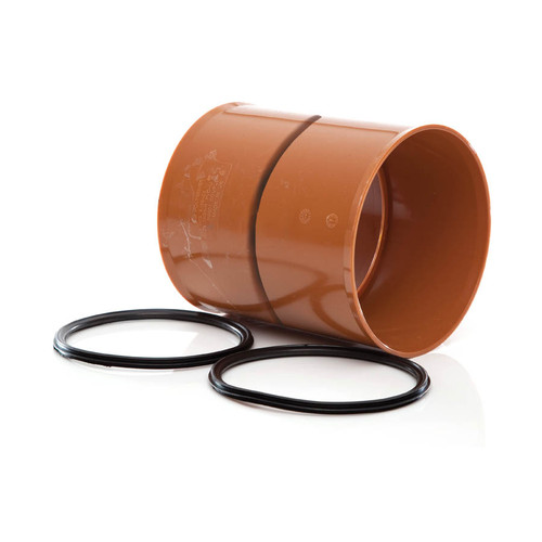 Polypipe Polysewer Pipe Coupler, 150mm