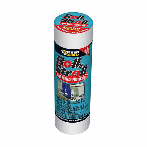 Everbuild Roll & Stroll Hard Surface Protector Clear, 600mm x 25m
