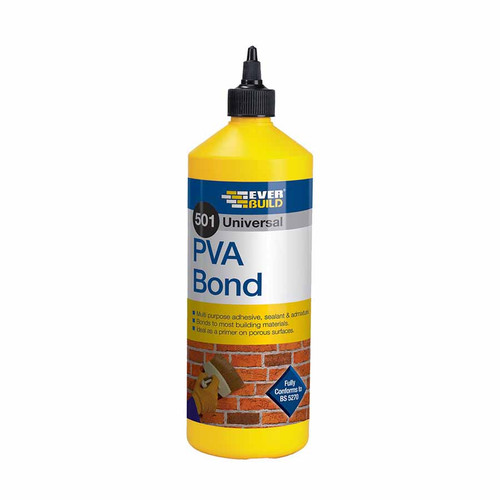 Everbuild 501 Pva Bond, 1l