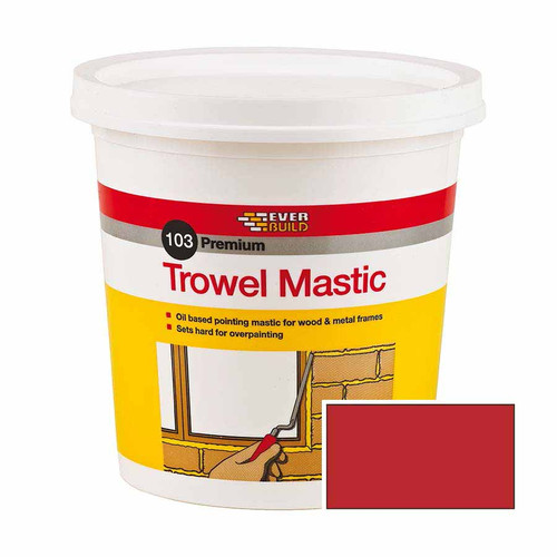 Everbuild 103 Trowel Mastic, Red, 3kg