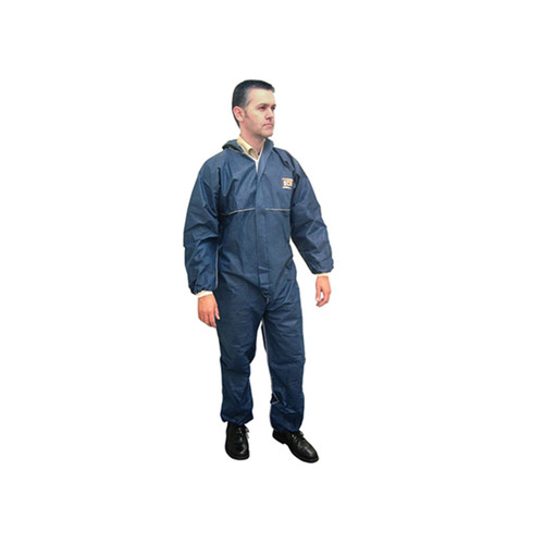 Scan Disposable Overall Navy Size XL (48-50)