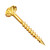 Reisser Csk Pozi Cutter Screw, 4.5 x 30mm, Yellow