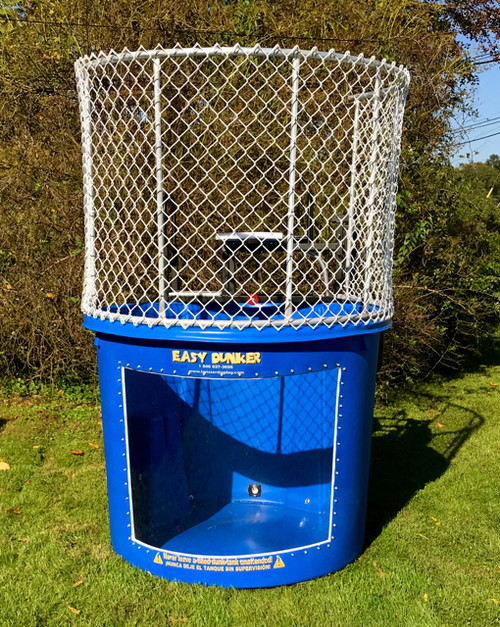 Professionally manufactured dunk tank.