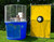 Professionally manufactured dunk tank.