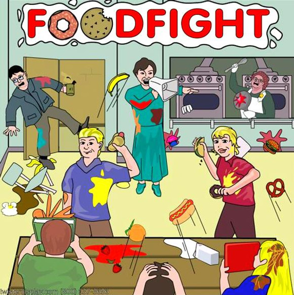 Food Fight Canvas