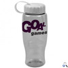 Poly-Pure -27oz. Transparent Bottle -Tethered Lid - TB27T