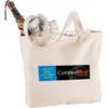 Signature Cotton Zippered Shopper Tote - 7900-46