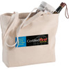 Signature Cotton Zippered Shopper Tote - 7900-46