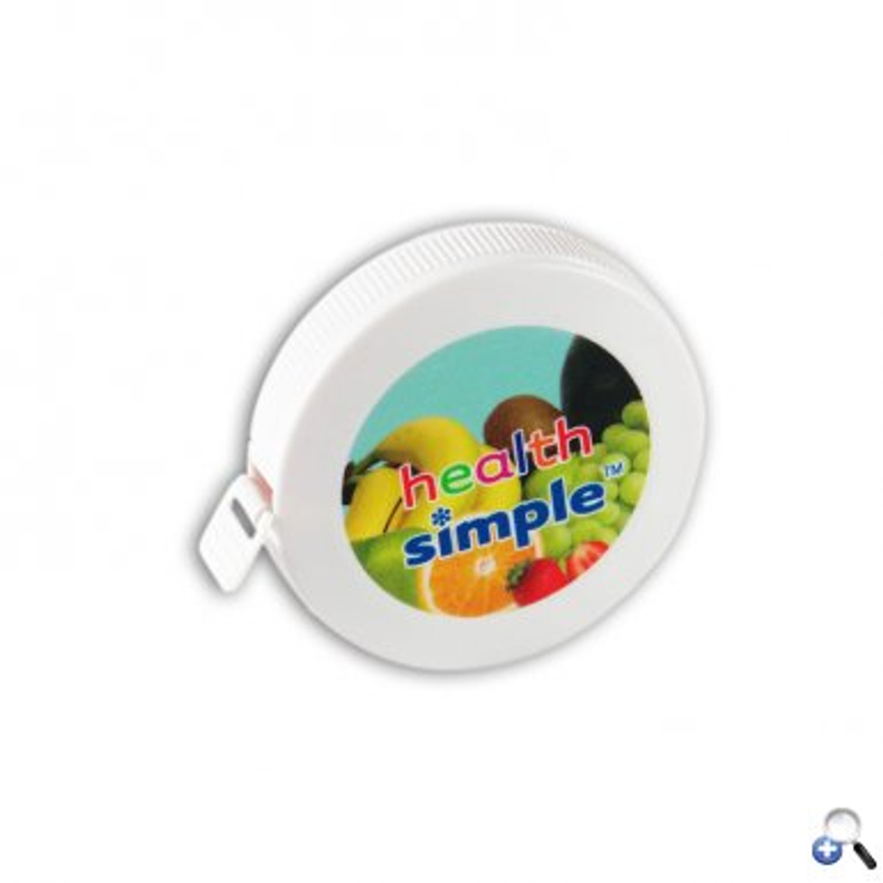 2" Round Tape Measure - 4c Digital Imprint - DPTM2R