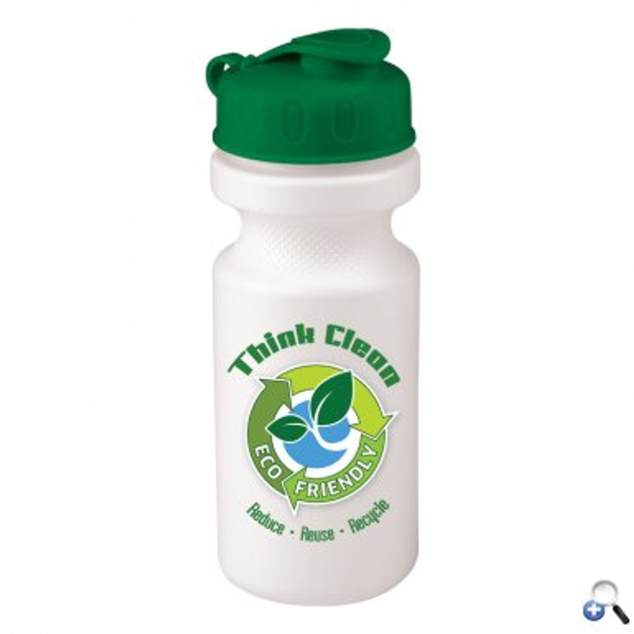 The Eco-Cyclist - 21 oz. Bike Bottle (Flip Lid) DP - DPWB21F