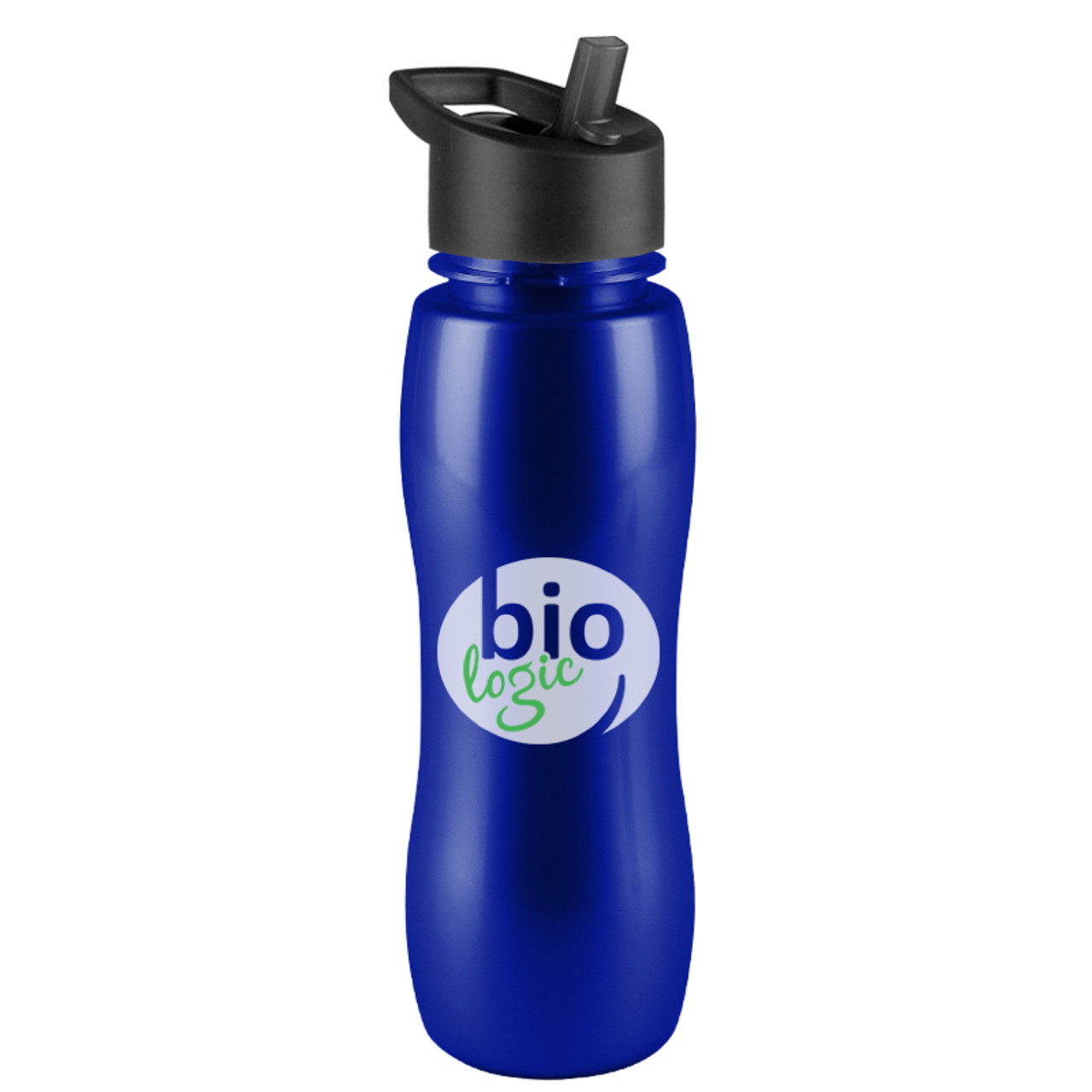 Slim Grip-M -25 oz. Metalike Bottle-Flip Straw Lid - MXB25H