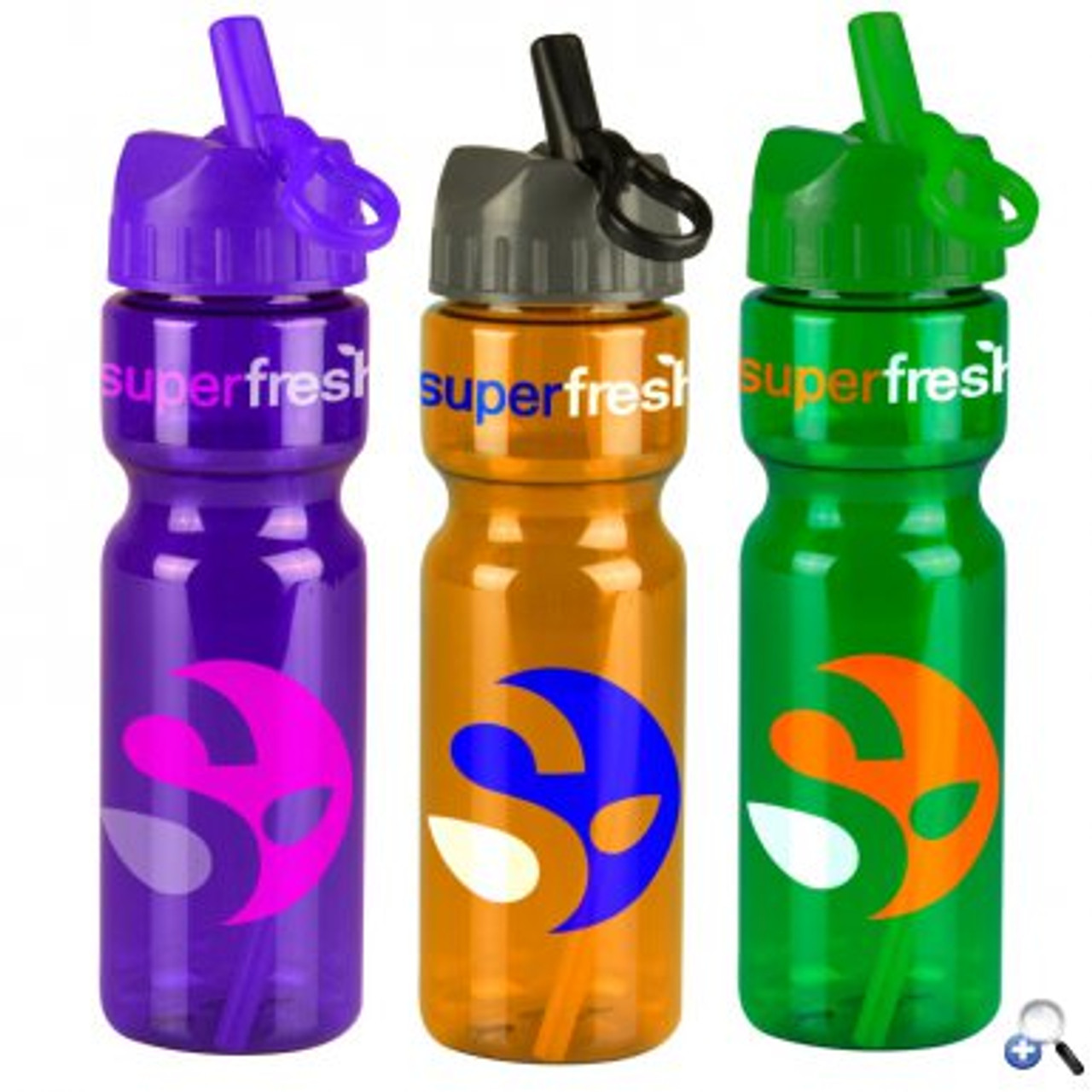 Olympian Bottle with Flip Straw Lid - 28 oz.