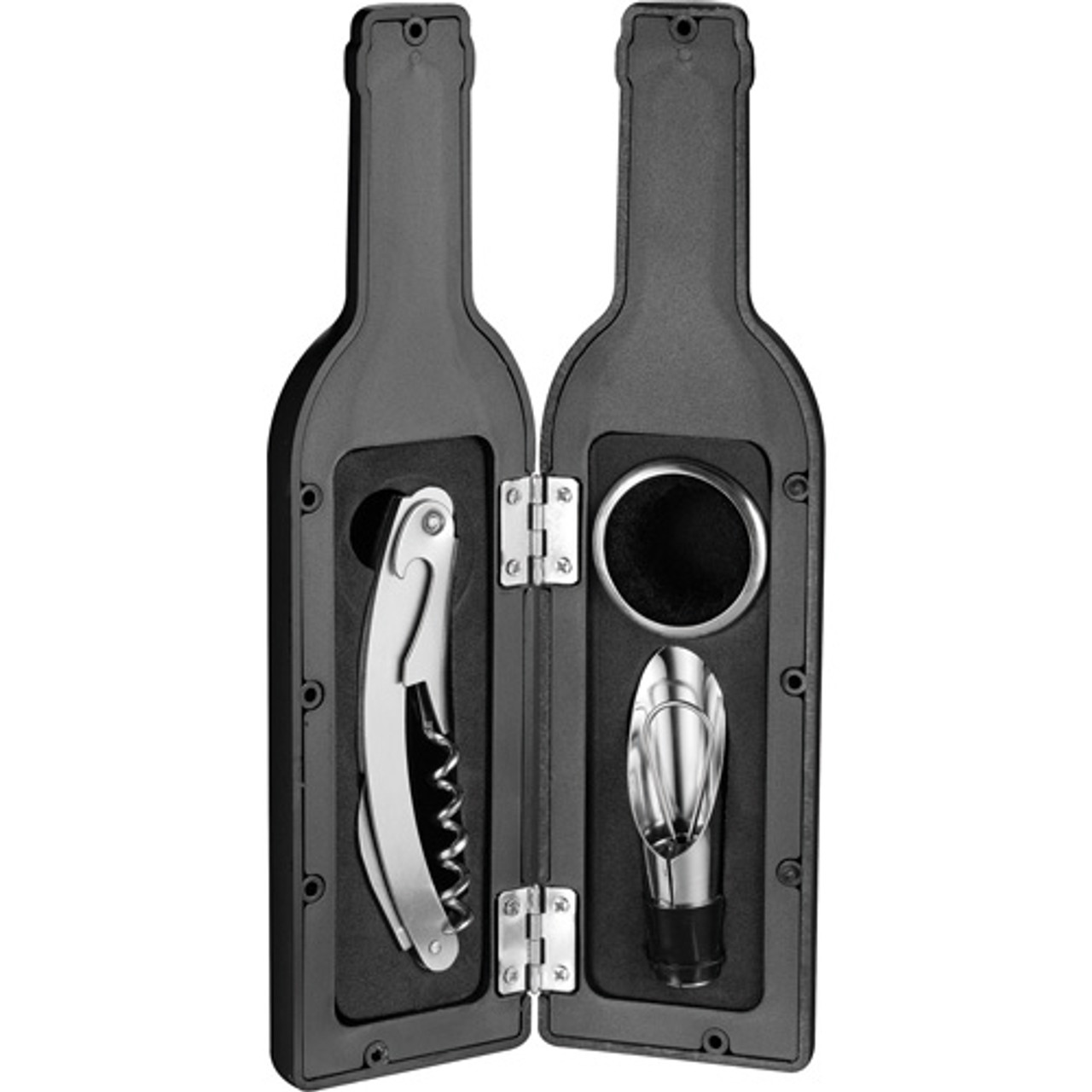 Grigio 4-Piece Wine Bottle Set - 1250-08