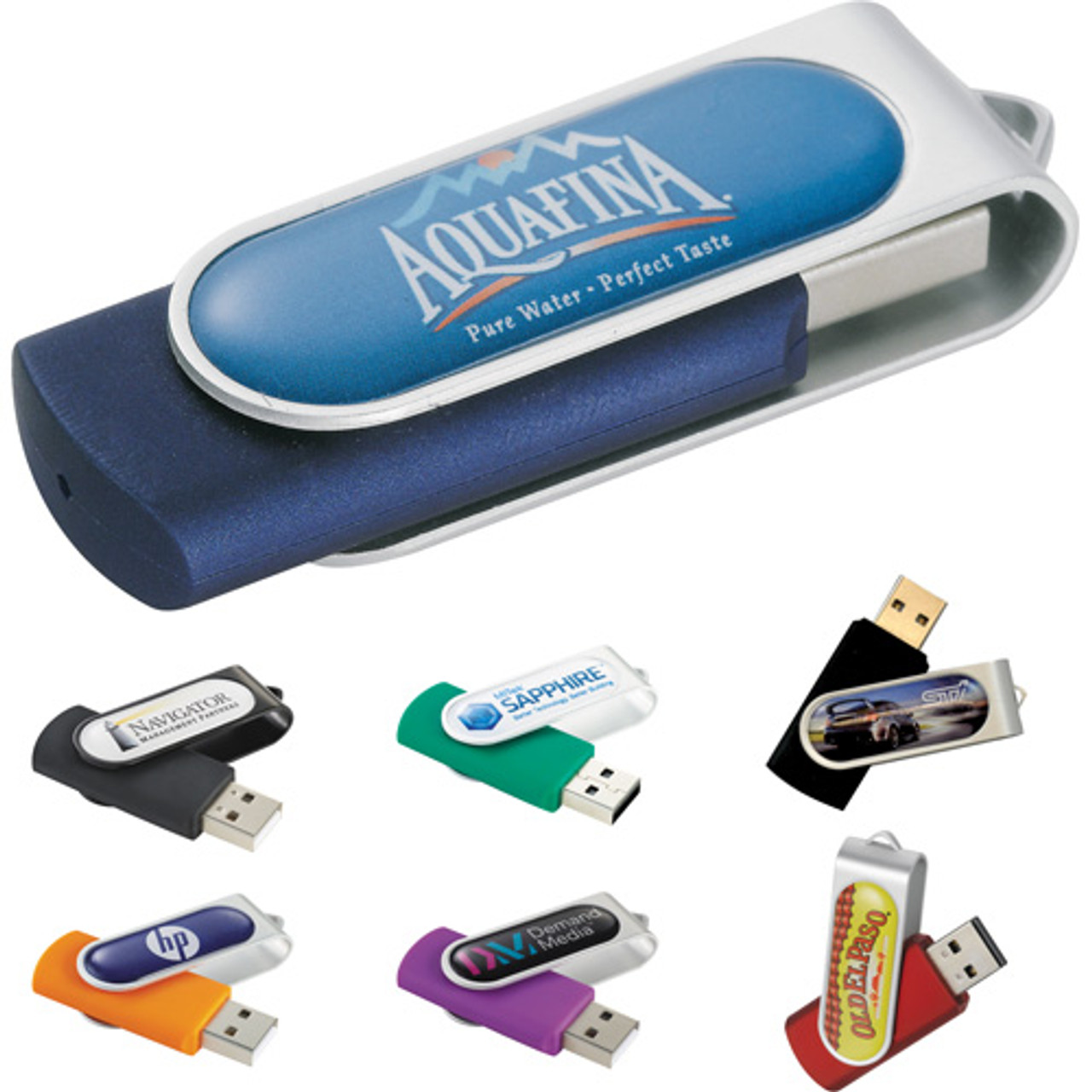 Domeable Rotate Flash Drive 2GB - 1692-64