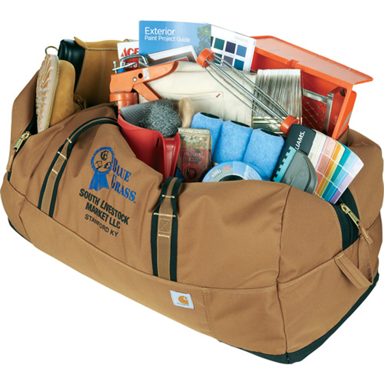 Carhartt® Signature 30" Work Duffel Bag - 1889-21-Brown (BR) - 15" H X 30" W X 14" D