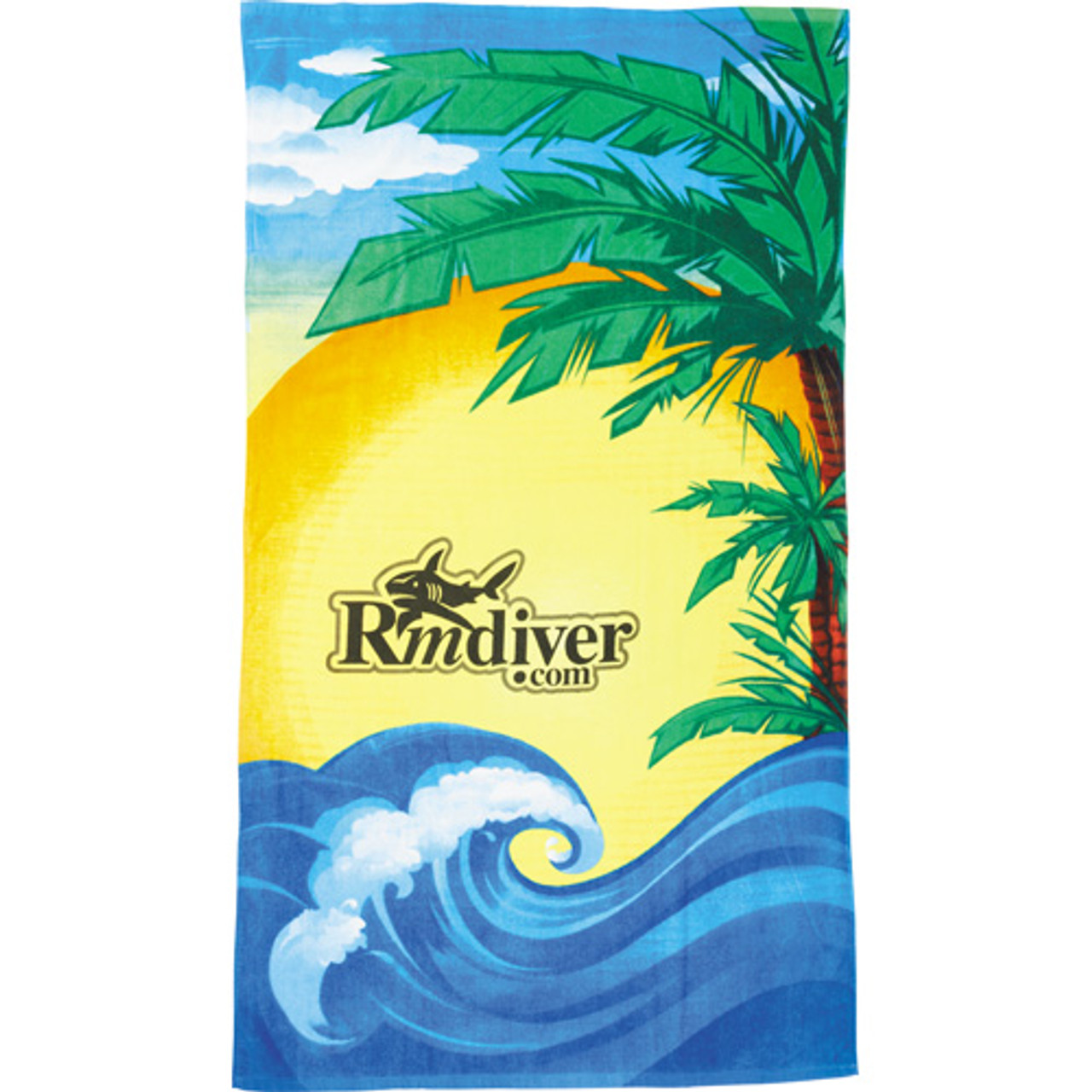 14 lb./doz. Beach Scene Beach Towel - 2090-26