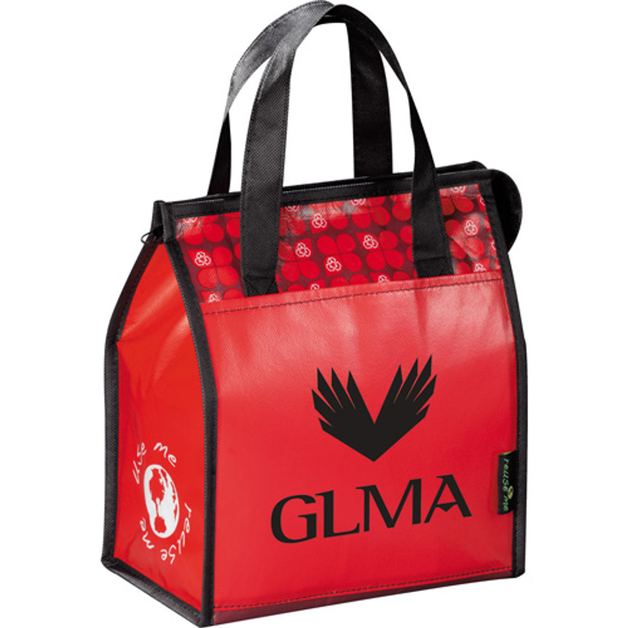 Laminated Non-Woven 6 Can Lunch Bag - 2160-83-- 10.5" H X 5" W X 9.25" D