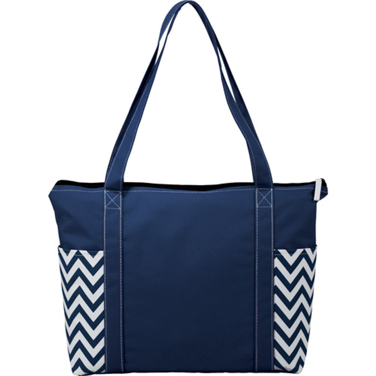 Geometric Zippered Business Tote - 2301-24