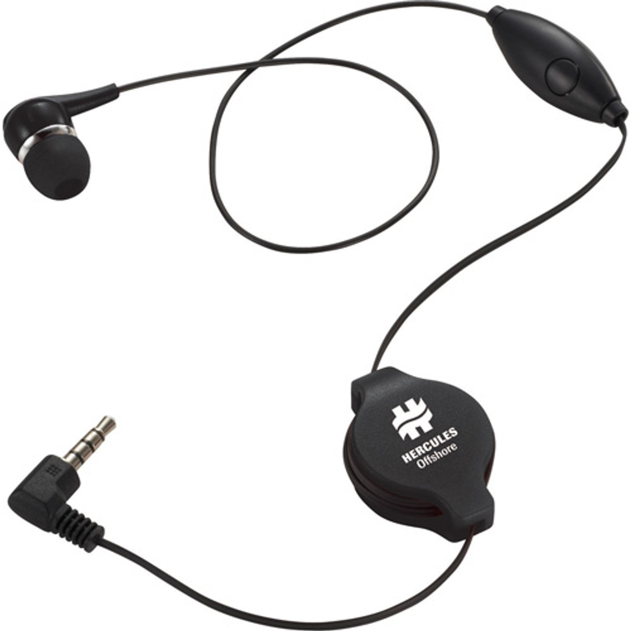 Retractable Ear bud with Mic - 7199-39