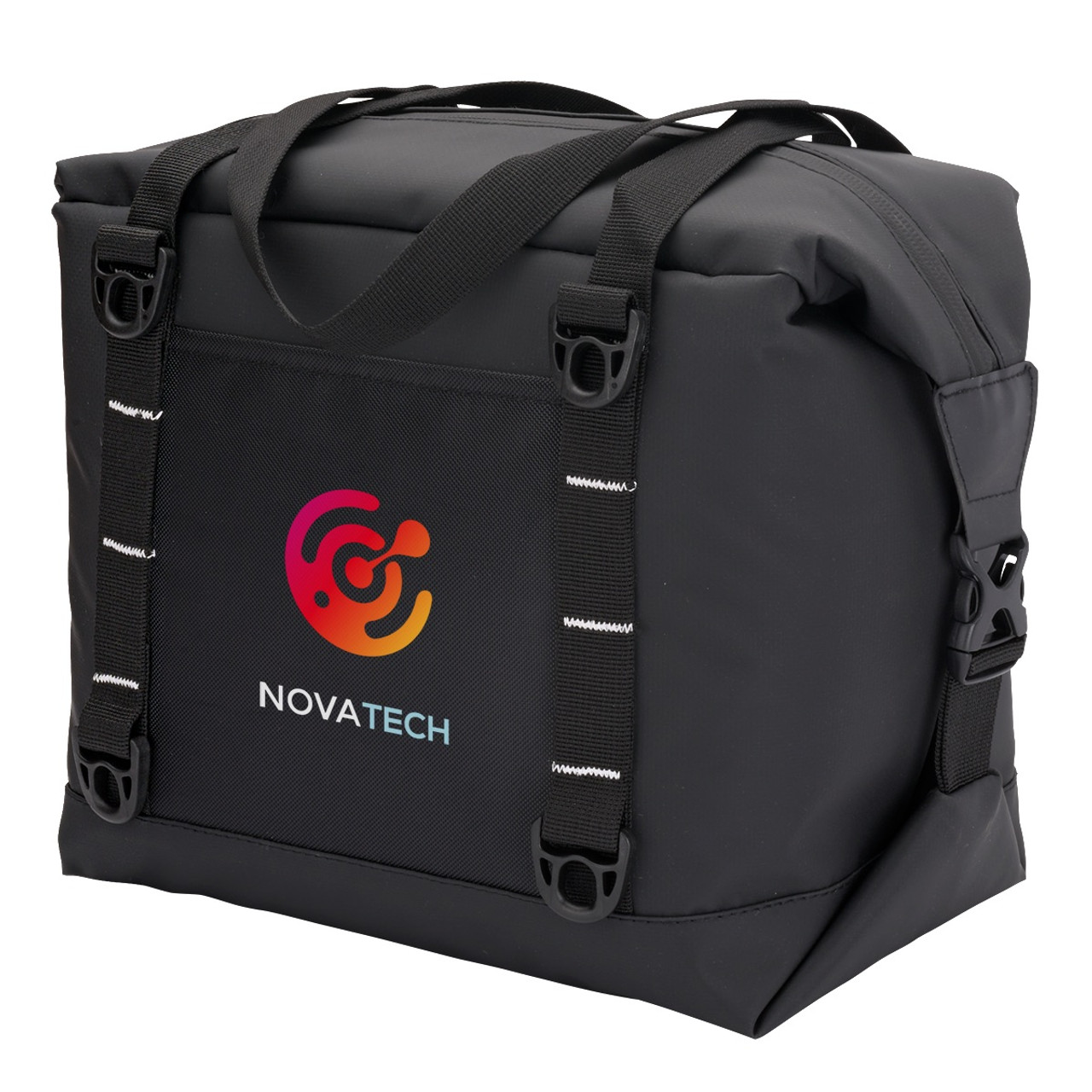 Urban Peak® 12 Can Collapsible Cooler-Durable, collapsible 12 can cooler is designed to transition easily from a cube shape to flat for economical shipping and storage