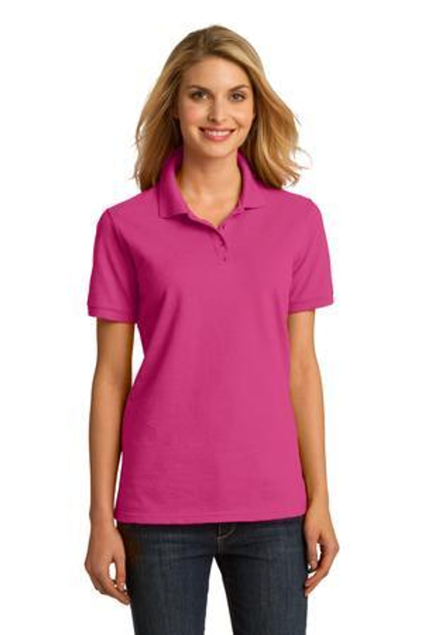  Port & Company - Ladies Ring Spun Pique Polo - LKP150