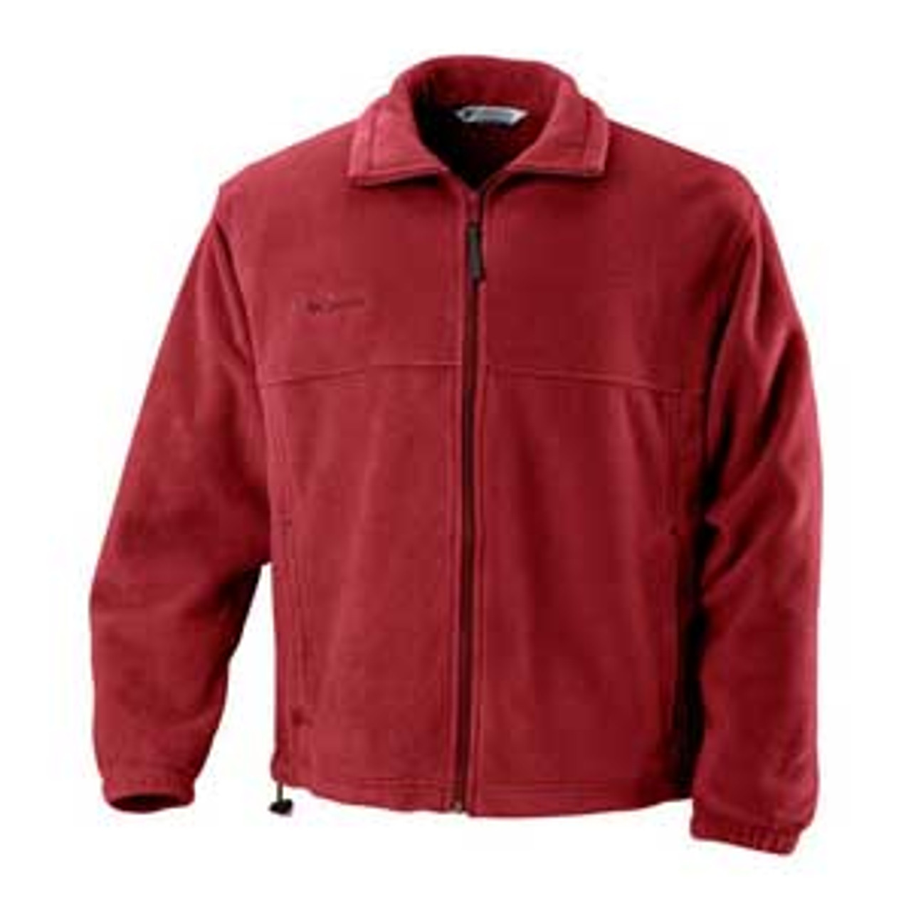 maroon polar fleece jacket