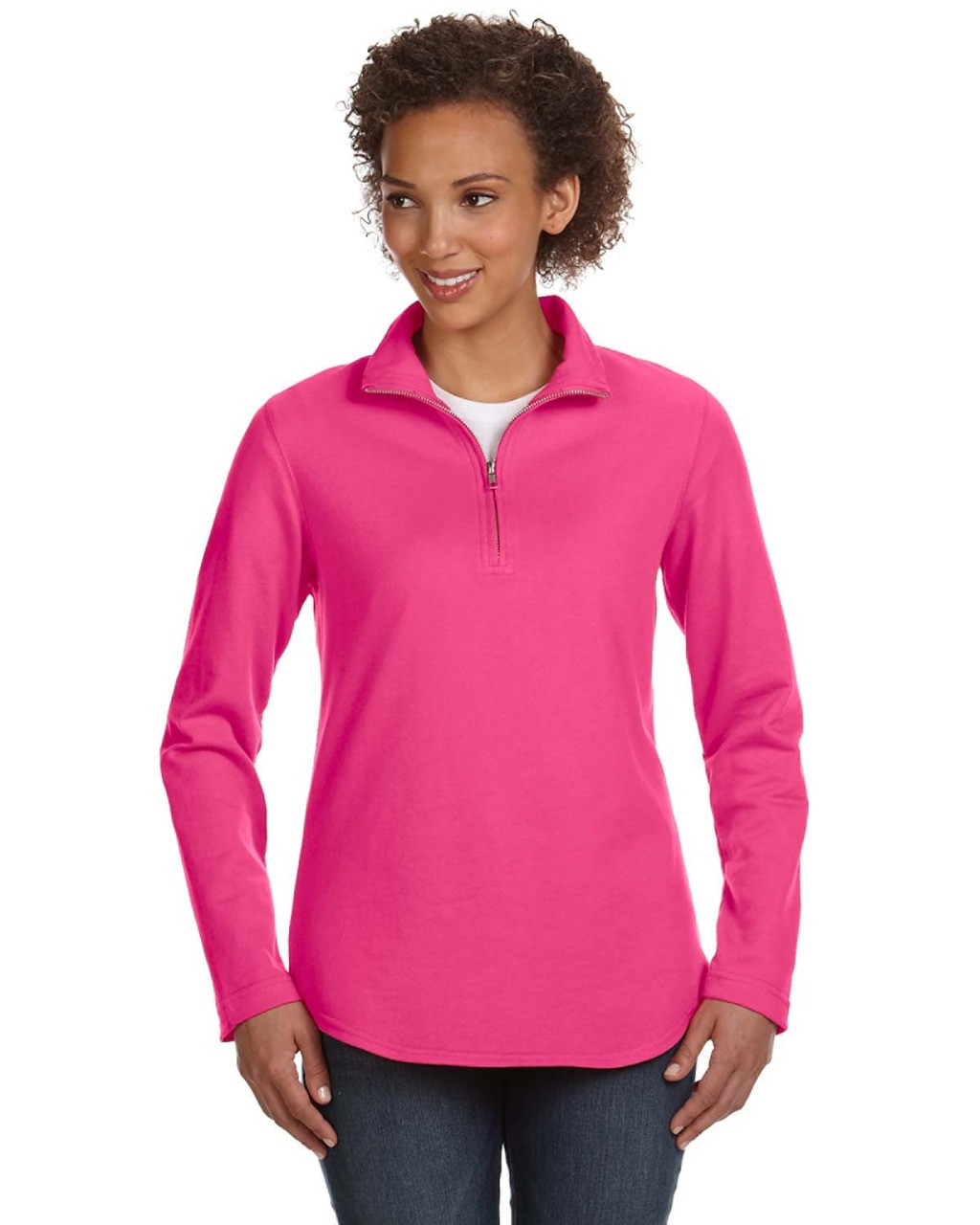 Ladies Quarter Zip Pullover Best Sale 